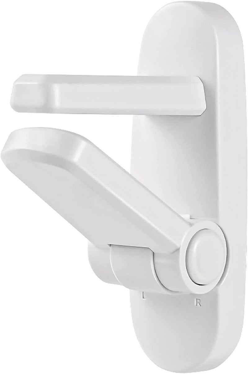 PENMAMA Childproof Door Lever Lock Baby safety locks for doors (2 Pack) Improved door safety for kids, 3M Adhesive No Drilling Child Safety Door Handle Lock. Simple Install, No Tools Needed (White, 2) - Image 5